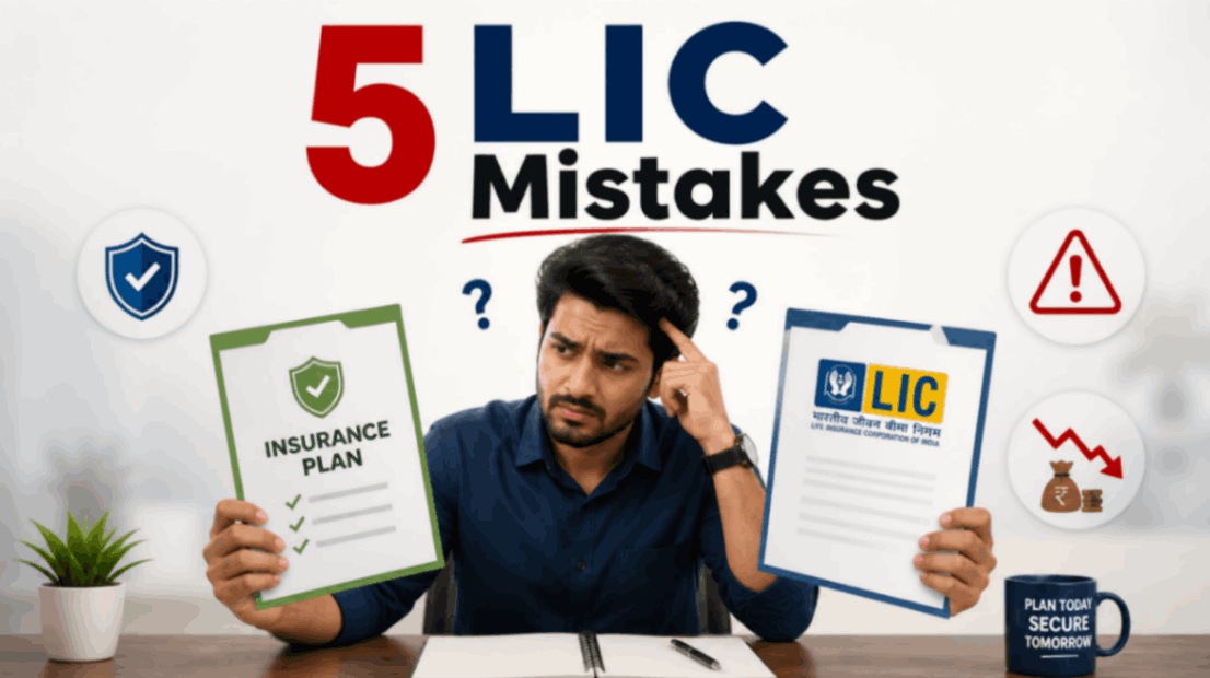 Common LIC policy mistakes illustration